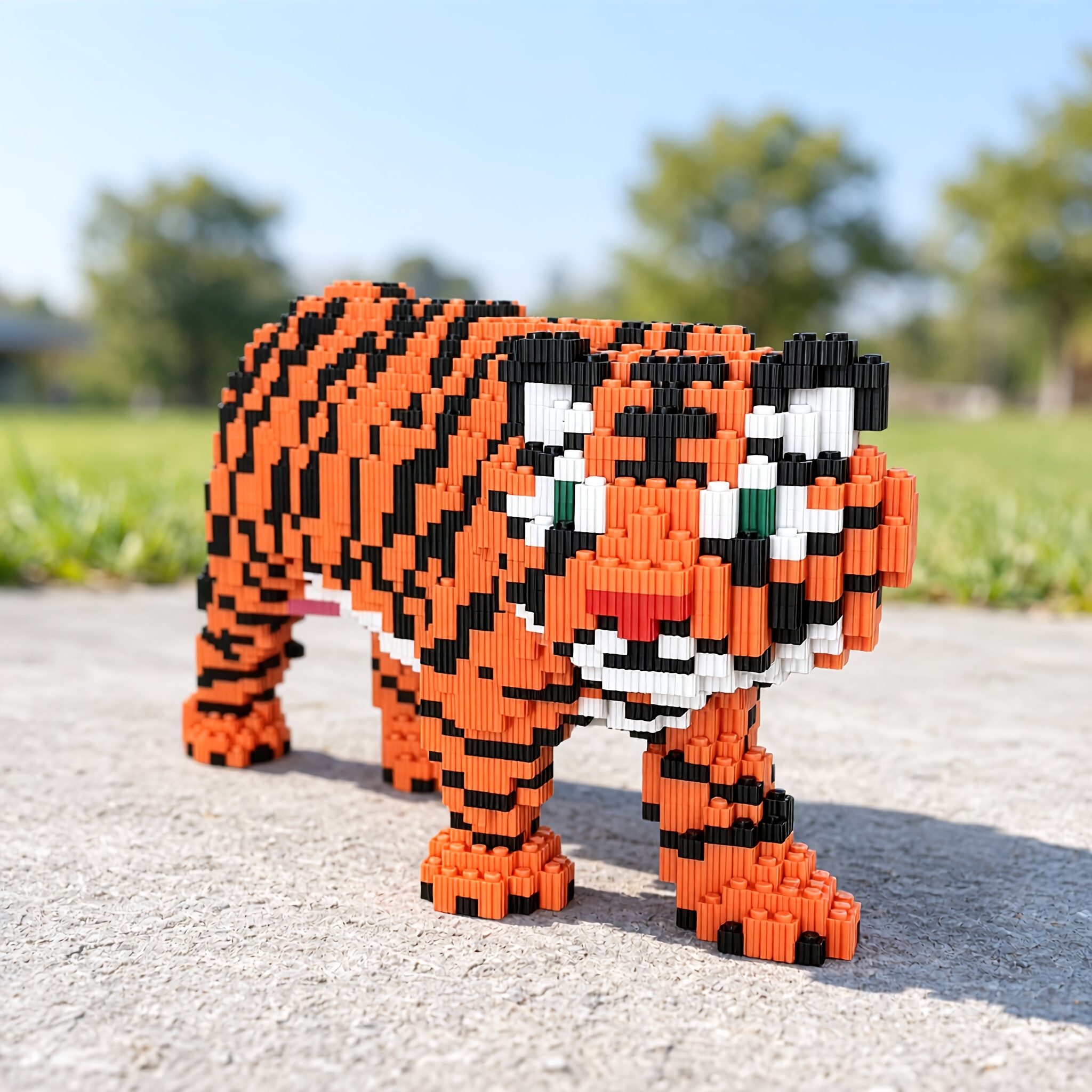 Tiger Mini Particle Building Blocks Assembly Toy, Creative Gift